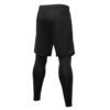 Men fitness sports running training leggings fake two Pieces quick-drying mens Workout Pants 2