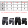 Mens Compression Shorts for Fitness Running jogging Climbing leggings for men Size chart