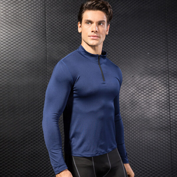 Men Long Sleeve Baselayer Cool Dry Compression T-Shirt for Athletic Workout and Running (7)