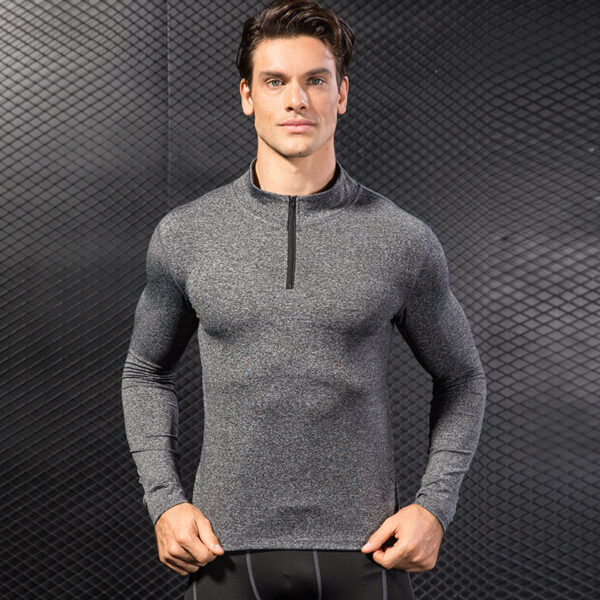 Men Long Sleeve Baselayer Cool Dry Compression T-Shirt for Athletic Workout and Running (9)