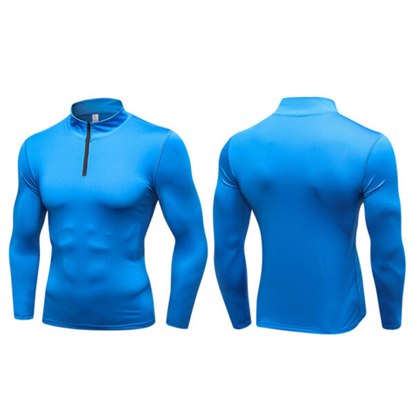 Men Long Sleeve Baselayer Cool Dry Compression T-Shirt for Athletic Workout and Running (10)