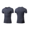 Mens Short Sleeve Compression Shirt Base Layer Undershirts Athletic Dry Fit Top (8)