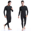 Men Compression Tights Sets Sports Long Sleeve T-shirt Gym Exercise Clothes Workout Bodysuit Fitness Suits Sportswear (4)
