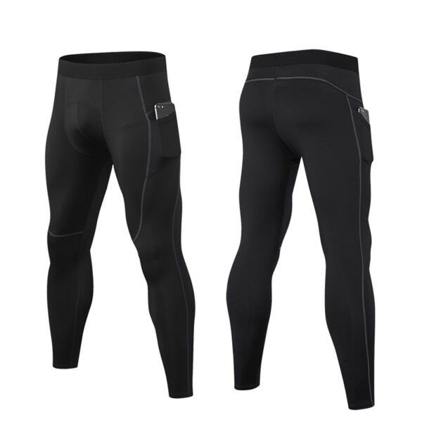 Mens Compression Base Layer Quick Dry Long Workout Sports Pants Activewear (4)
