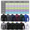 Spozeal Mens Athletic Wear Mock Turtleneck Compression Shirts Long Sleeve Sports Base Layer Tops Size S to XXL