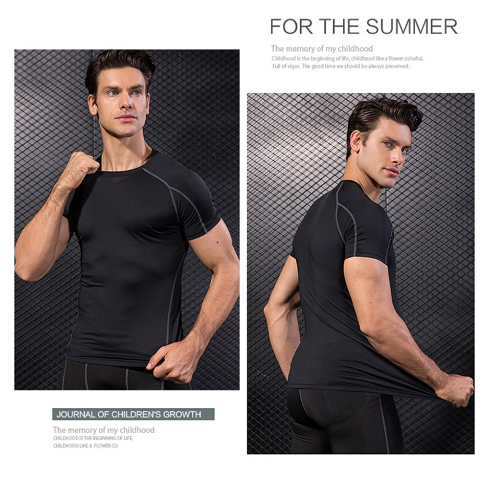 Workout Men Quick Dry, Gym Accessories Men, Compression T-shirt