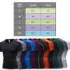 Cool Dry Mens Fitness Gym Workout tops Sport T shirts Men Compression Clothing Size S to XXL