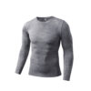 Spozeal Men's Athletic Wear Compression T Shirts Long Sleeve Sports Base Layer Tops