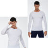 Spozeal Mens Athletic Wear Compression T Shirts Long Sleeve Sports Base Layer Tops 16