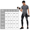 Spozeal Workout T Shirts Short Sleeve Cool Quick Dry Compression Tops For Men