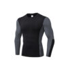 Spozeal Men's Activewear Compression Baselayer Shirts Long Sleeve Clothes Sports Tops