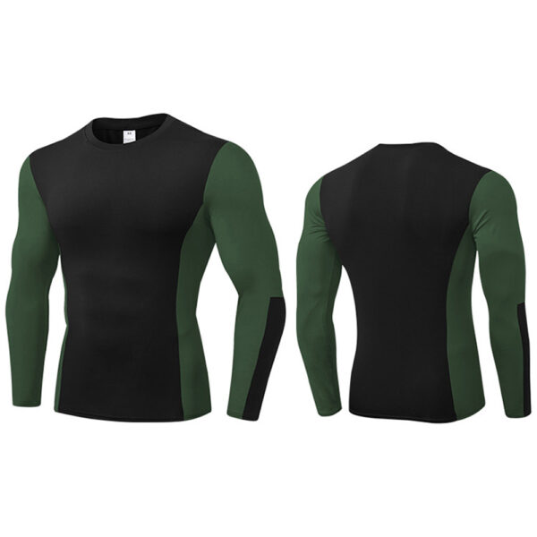 Men's Activewear Compression Baselayer Shirts Long Sleeve Clothes