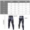 Spozeal Mens Fitness Leggings Pro Training Pants Sports Joggers Elastic Tights Workout Bottoms Size
