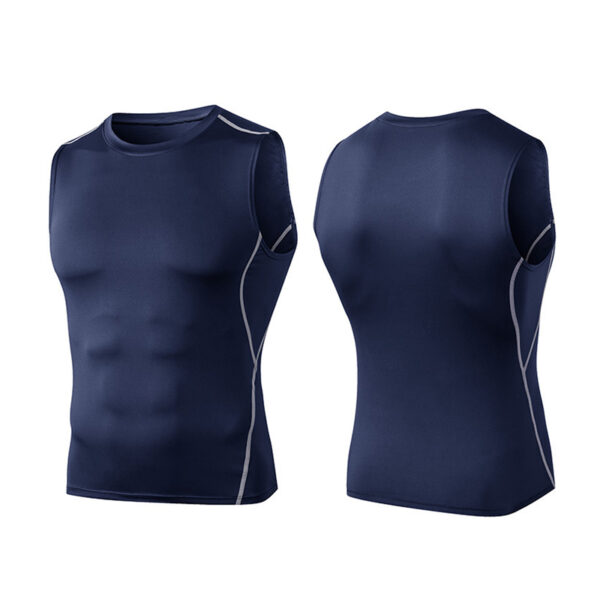 Spozeal Men’s Workout Tank Tops Elastic Quick Dry Fitness Vest