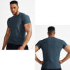 Spozeal Casual Loose Sportswear Fitness Tops Short Sleeve Training Running Quick Dry Breathable T-shirt For Men (1.1) (2)