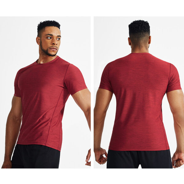 Spozeal Casual Loose Sportswear Fitness Tops Short Sleeve Training Running Quick Dry Breathable T-shirt For Men 4
