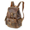 Leather Men Vintage Backpack Rucksack Travel Satchel Bag Women Cowhide Daypack (2)