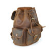 Leather Men Vintage Backpack Rucksack Travel Satchel Bag Women Cowhide Daypack (4)