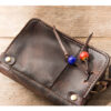 Vegetable Tanned Leather Key Case Coin Purse Car Key Bag for Men & Women (18)