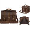 Men Messenger Bag / Backpack Single or Double Shoulder Dual Purpose Leather Briefcase Totes Satchel Bag