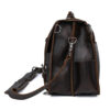 Men Single or Double Shoulder Dual Purpose Leather Briefcase Totes Satchel Bag (12)