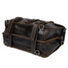 Men Single or Double Shoulder Dual Purpose Leather Briefcase Totes Satchel Bag (13)