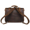 Men Single or Double Shoulder Dual Purpose Leather Briefcase Totes Satchel Bag (20)
