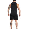 Mens Beast Hooded Vest Workout Training Sleeveless Shirt Hoodie Tank Tops Quick Dry (5)