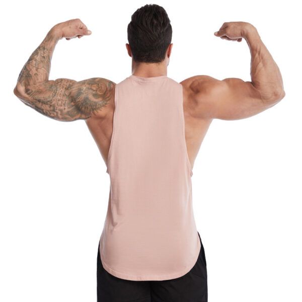 Mens Loose Workout Tank Tops Sleeveless Shirt Cotton Vest Running Basketball Fitness Wear (9)