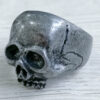 Mens and Womens Unisex Rock Gothic Punk Jewelry Ghost Head Skull Ring (3)