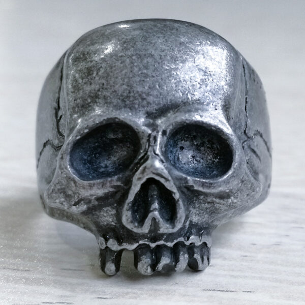 Mens and Womens Unisex Rock Gothic Punk Jewelry Ghost Head Skull Ring (4)